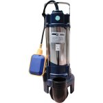 Bricoferr - pompe submersible pour eaux us�es �lectrique 1100w ? 14, 4 m� / h ? hauteur de refoulement ...