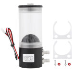 Pompe � eau silencieuse 10w 12v dc pour refroidissement cpu co2, �changeur de chaleur 500l / h, r�servoir ...
