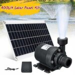 Pompe � eau solaire 50 w 800 l / h 12 v cc pour fontaines de jardin - faible niveau sonore
