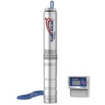 Pompe a eau solaire pour forage pedrollo fluid solar 6 / 6 1500 w grand dbit avec tableau electrique ...