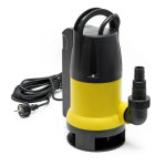 Wiltec - pompe lectrique pour eaux sales ? submersible ? 400 w / 8000 l / h ? refoulement max. 5 m ? ...