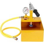 Pompe d'essai hydrostatique, max 25 bar / 362 psi, kit manuel avec manomètre, réservoir 1, 4 gal, tuyau ... Pompe d'essai hydrostatique, max 25 bar / 362 psi, kit manuel avec manomètre, réservoir 1, 4 gal, tuyau ...