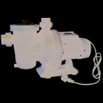Pompe filtration piscine 1cv 16m3 / h - couvercle quicklock sans vis - fournie avec raccords 50 - (