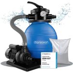 Pompe filtre � sable 10. 200 l / h verre filtrant 25 kg syst�me filtration piscine