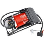 Pompe de gonflage � pied � double piston (12 bar) avec manom�tre et accessoires