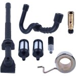 Pompe � huile vis sans fin filtre de conduite de carburant pour stihl ms180 ms170 018 017 pi�ces de rechange ...