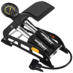 Pompe � p�dale � double barillet, pompe � v�lo � double cylindre, pompe � pied de v�lo, pompe � v�lo ...