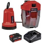 Pompe submersible pour eau claire einhell power x - change ge - sp 18 ll li (1x4, 0ah) 4500 l / h 8 m ...