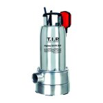 T. i. p. - pompe submersible eaux usées tip - inox, 20 000 l / h, aspiration plate, hauteur de refoulement ... T. i. p. - pompe submersible eaux usées tip - inox, 20 000 l / h, aspiration plate, hauteur de refoulement ...