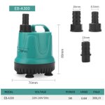 Vurahome - pompe submersible, pompe silencieuse � filtre inf�rieur, pompe de changement d'eau propre ...