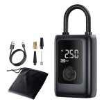 Pompe à vélo Électrique 150psi - mini pompe velo portable avec batterie , gonfleur pneu velo rapide ecran ... Pompe à vélo Électrique 150psi - mini pompe velo portable avec batterie , gonfleur pneu velo rapide ecran ...