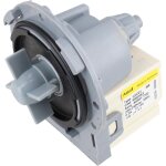 Pompe de vidange d'origine 230v avec protecteur thermique pour lave - linge aeg, electrolux, curtiss, ...