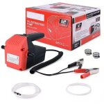Pompe vidange huile moteur, 12v 80w pompe essence, pompe electrique gasoil � huile r�sistantes � la corrosion, ...