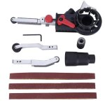 Ponceuse  bande, ponceuse  angle accessoires pour ponceuse  bande alliage d'aluminium noir 3 bras ...