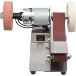 Gojoy - ponceuse  bande lectrique, petite ponceuse  bande avec 20 bandes de ponage, polisseuse rglable ...