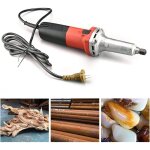 Ponceuse droite 600 w, pince de serrage � 6 mm, ponceuse pour meuler, fraiser et �bavurer avec 3 embouts ...