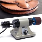 Ponceuse �lectrique pour cuir et caoutchouc 350 w, machine � polir avec t�te de pon�age 0 - 8000 rpm, ...