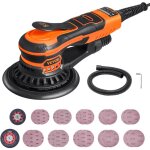 Ponceuse orbitale aleatoire, 127 et 152 mm, ponceuse excentrique electrique sans balais, 350 w, 6 vitesses ... Ponceuse orbitale aleatoire, 127 et 152 mm, ponceuse excentrique electrique sans balais, 350 w, 6 vitesses ...