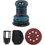 Ponceuse sans fil 21 v orbitale �lectrique de 5 pouces, vitesse maximale de 19 000 tr / min � r�gler ...