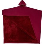 Poncho polaire grande taille unisexe, capuche int�gr�e, plaid portable canap� / lit