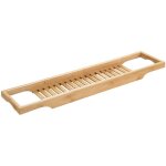 Pont de baignoire en bambou bambusa wenko tablette pour baignoire pratique pour accessoires bain, rangement ...