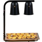 Pont chauffant 2 lampes infrarouges noir - casselin Pont chauffant 2 lampes infrarouges noir - casselin