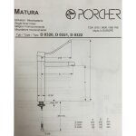 Porcher - d0321aa - mitigeur lavabo monotrou matura - chrome Porcher - d0321aa - mitigeur lavabo monotrou matura - chrome