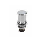 Inverseur + bouton laiton chrom porcher 968041