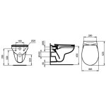 Porcher - lavabo plan sapho 65x52 blanc