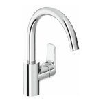 Porcher - mitigeur �vier ideal standard okyris bec haut orientable en laiton chrom� d�bit 11, 9l / min ...