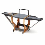 Portacube str ? tabli mobile pour scie  onglet ? surface extensible jusqu' 2286 mm - bora