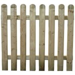 Salone - portail avec clture ela cm. 100x100 en bois de pin imprgn - salon