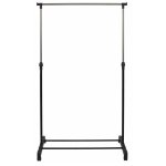 Paris prix ? portant � v�tements en m�tal sur roulettes 90cm noir ? charge maximale 10kg ? hauteur r�glable ...