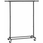 Portant  vtements avec roulettes charge de 70 kg porte - vtements durable pliable penderie extensible ...