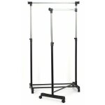 Portant  vtements sur roulettes - double portant extensible et rglable - livraison gratuite