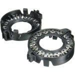 Porte ampoule adaptateur xenon hid d1s d3s avec bague de retenue clip compatible s�rie bmw x5 x6