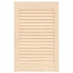 Porte d'armoire � persiennes 61, 5x39, 4 cm bois de pin massif