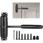 Porte automatique closer 1 pices ferme porte noir ferme porte automatique le matriau en alliage de ...