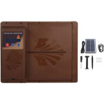 Porte automatique solaire usb pour poulailler avec programmateur, �cran led et ouverture horizontale, ...