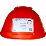 Porte - badge pour casque kara et iris auboueix 0376pb