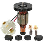 Porte - balais en carbone pour rotor d'induit makita bga450, bga452, dga452, ga400, bga402, dga452ref ...