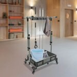 Porte - balai rangement pour quipement de nettoyage, chariot de nettoyage mobile, rsout le problme ...