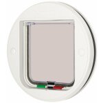 Porte basculante cat - mate avec fixation en verre pour chats en deux couleurs