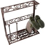 Best for boots - porte bottes de jardin en fonte 2 paires