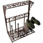 Best for boots - porte bottes de jardin en fonte 4 paires