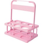 Porte - bouteilles pour 6 bouteilles, panier � boissons, en plastique, porte - gobelet portable, pliable ...