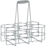 Porte - bouteilles 6 bouteilles, panier � bouteilles en m�tal chrom�, sac � bouteilles pour bouteilles ...