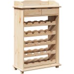 tagre  vin marron 90 x 60 x 30 cm bois de pin massif vidaxl