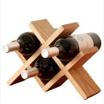 Porte - bouteilles - �tag�re � vin horizontale 32 x 10 x 24 cm en bambou pour 6 bouteilles - range - ...