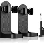 Porte - brosse � dents �lectrique, organisateur de brosse � dents mural, pince de rangement pour brosse ...